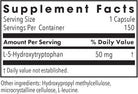 Allergy Research Group 5-HTP 50Mg Supplement - Serotonin for Men & Women, Sleep Support, L-5-Hydroxytryptophan, Pure, Vegetarian Capsules - 150 Count