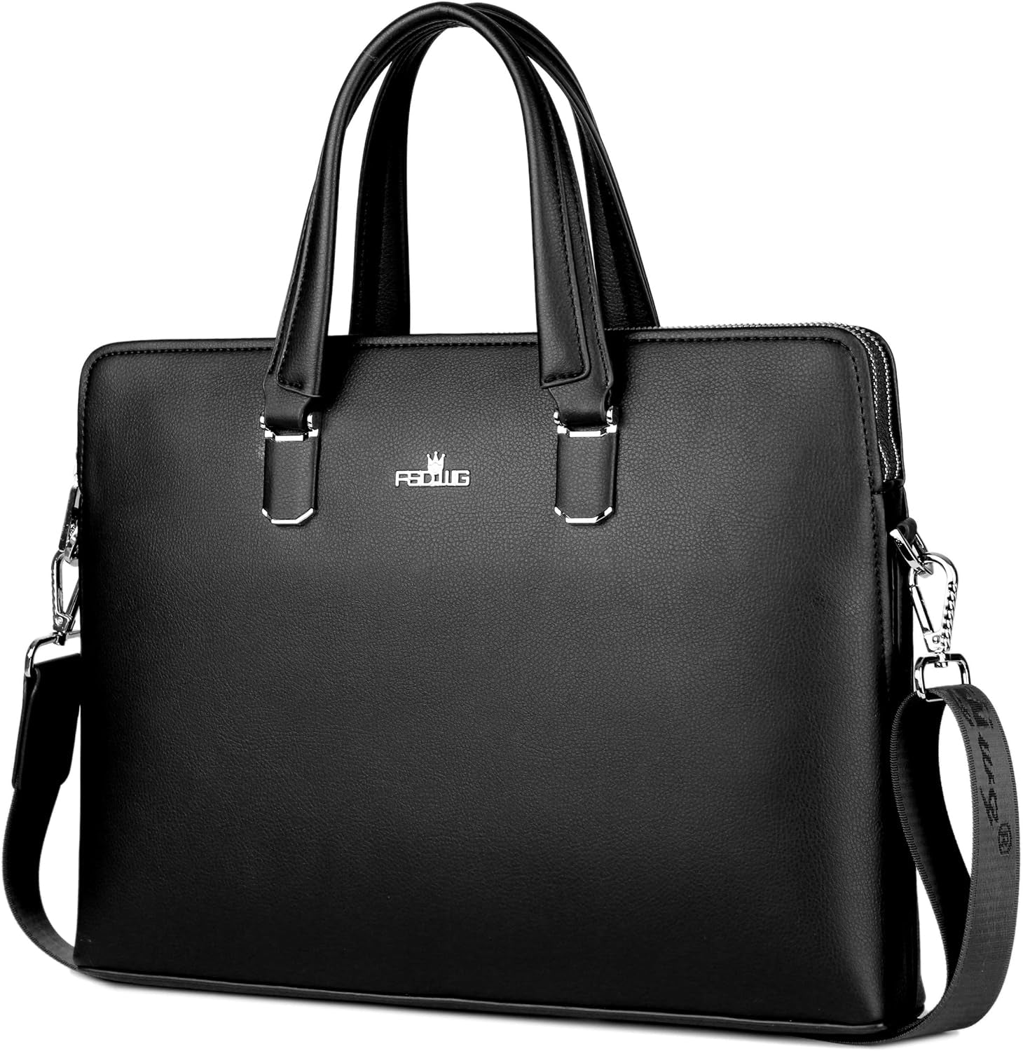 Fsd.Wg]Business Bag Leather Briefcase Shoulder Laptop Business Bag for Men