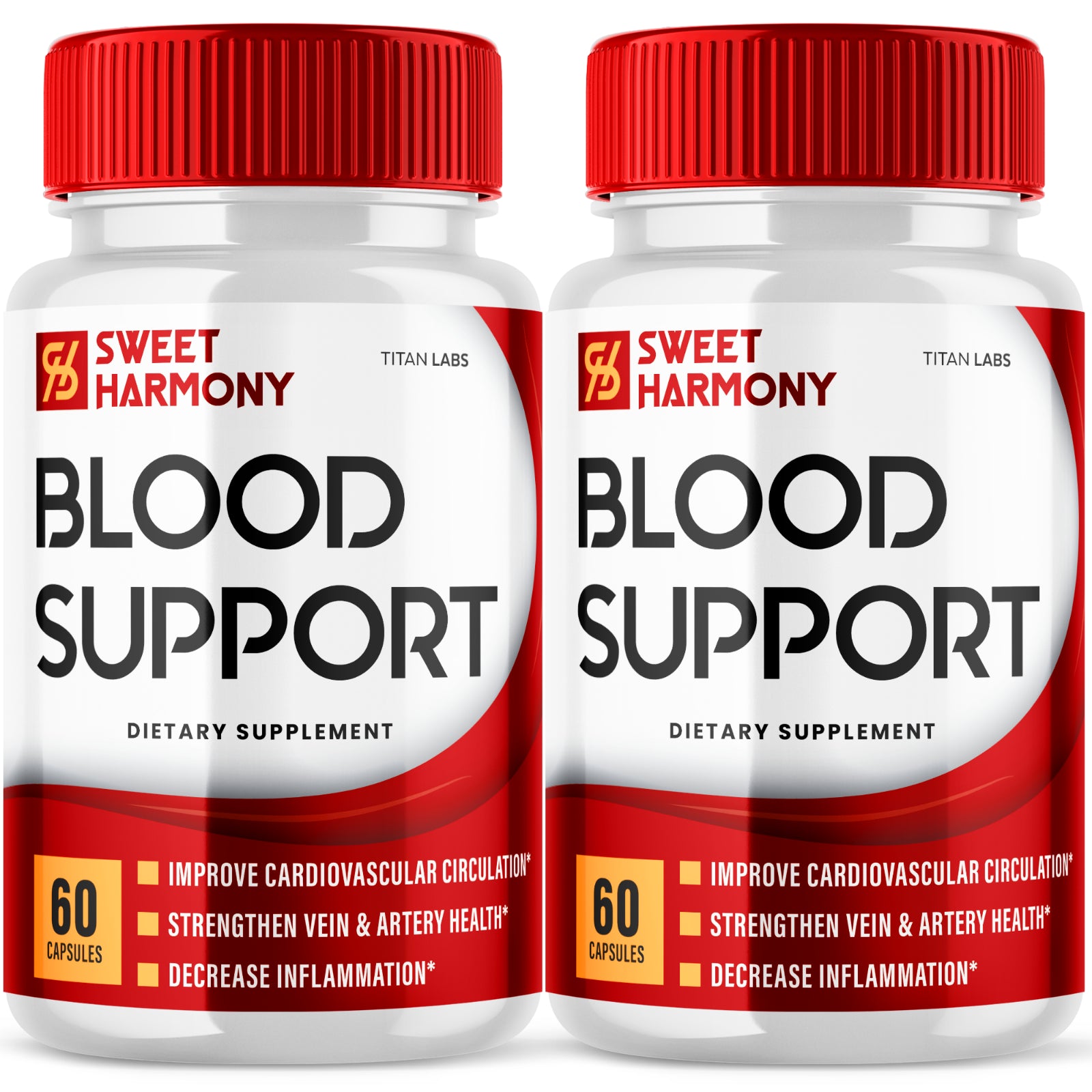 Sweet Harmony Blood Support - Supplement for Balanced Blood Sugar (2 Pack)