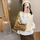 YFGBCX Plush Underarm Bag, Ladies Fluffy Shoulder Bag, Women Y2K Furry Purse Fluffy Tote for Autumn and Winter