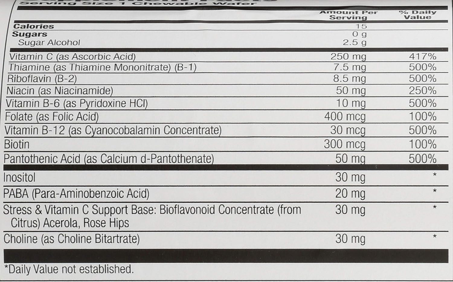 Solaray, High Potency B-Complex Chewable, Natural Strawberry Flavor, 50 Chewables