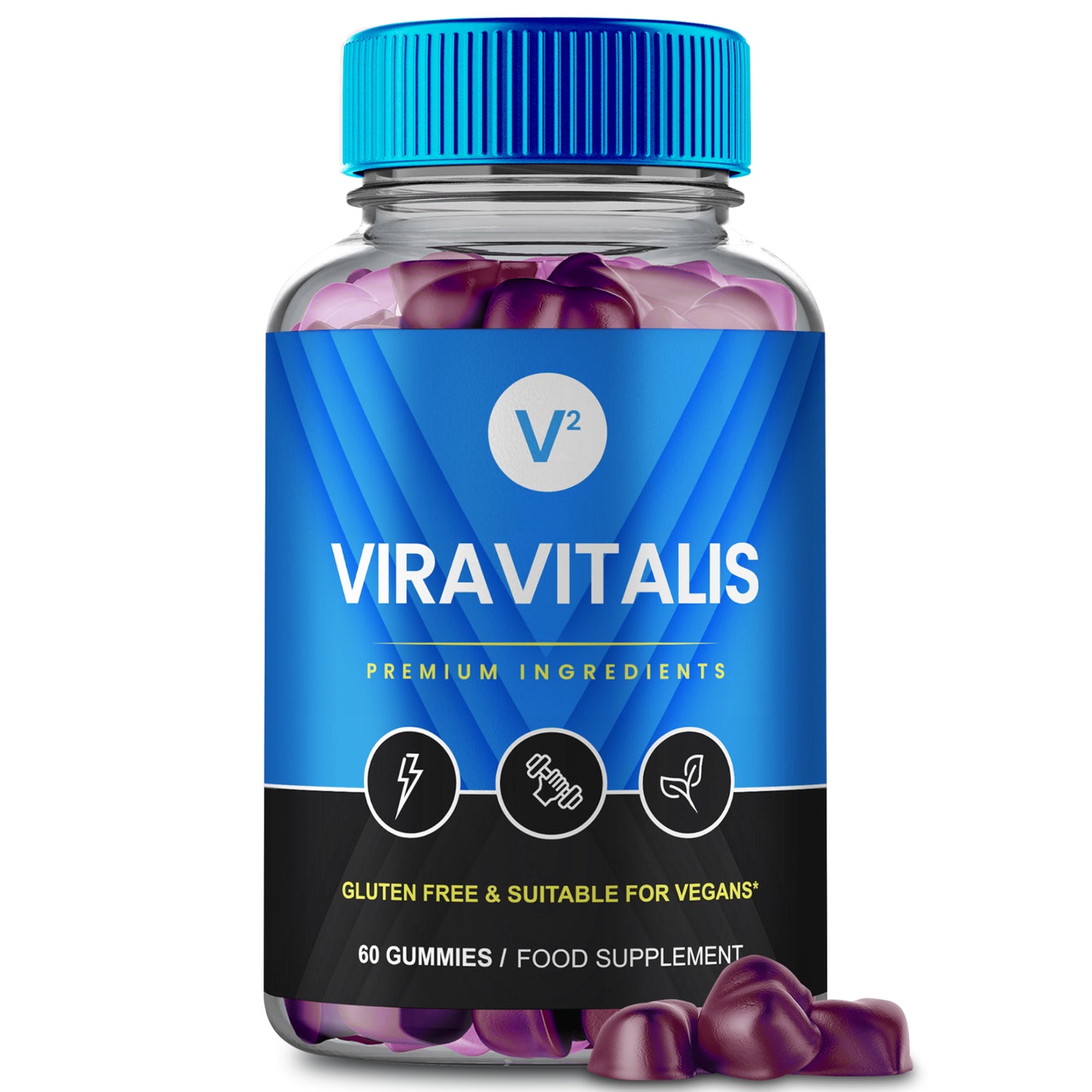 Viravitalis HGW Gummies, Viravitalis Maximum Strength (60 Gummies)