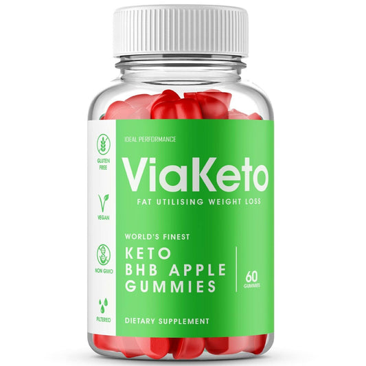 Via Keto Gummies Viaketo Apple Gummies (60 Gummies)