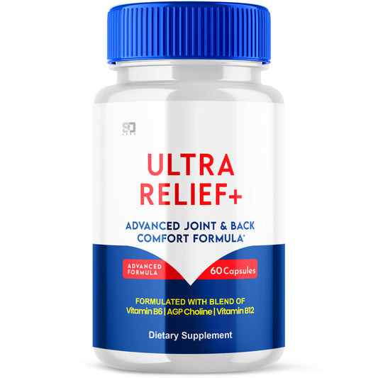 Ultra Relief+ Pills Supports Advanced Joint and Back Health 60 Capsules