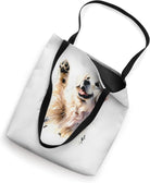 White English Cream Golden Retriever Gifts Dog Mom Dad Puppy Tote Bag