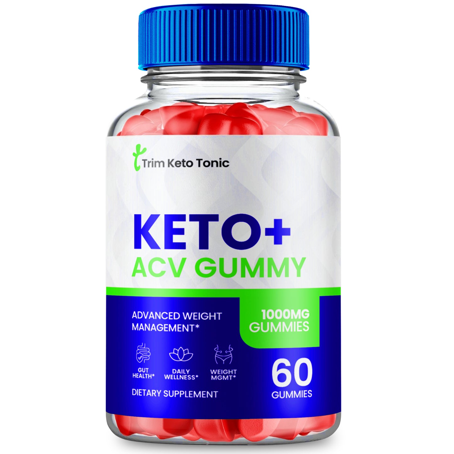 Trim Keto Tonic ACV Gummies - Official Formula (1 Pack)