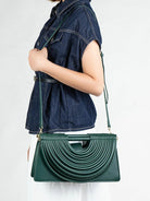 Slouchy PU Leather Woven Cloud Semicircles Bags Women Crossbody Purse Underarm Shoulder Hobo Bag Top Handle Tote Handbag 2025