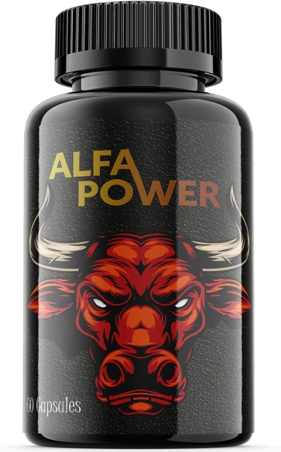 (1 Pack) Alfa Power - Vegan, Male Vitality Supplement Pills - 60 Capsules