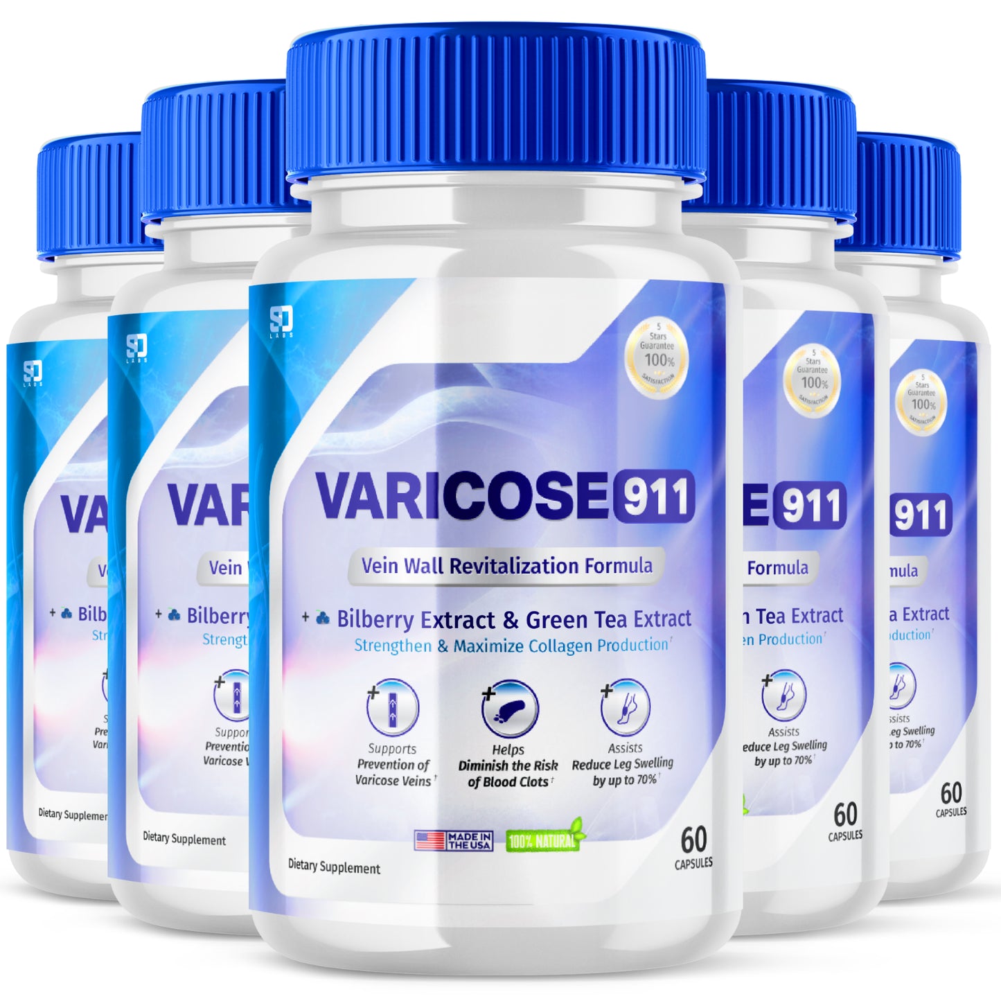 Varicose 911 - Enhance Daily Wellness and Collagen Support (5 Pack)