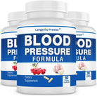 [3-Bottle Value Pack] Longevity Blood Pressure Formula - with 12+ Natural Herbs. Dietary Support Supplement