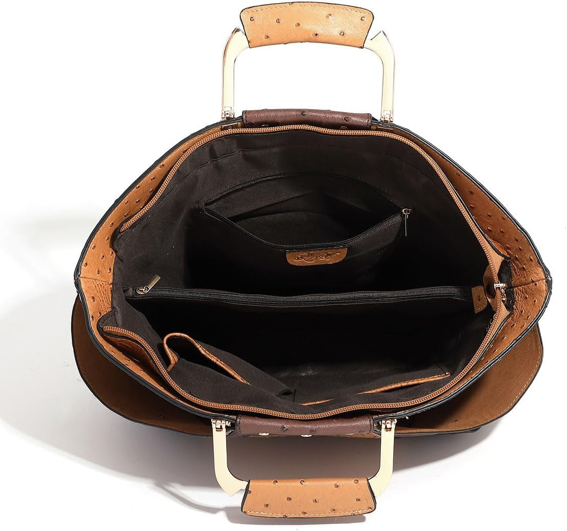 Bag Woman Large Capacity Leather Purse Fashion Designer Metal Top Handle Handbags Women Crossbody Large Bags for Women Tote