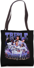 Betts, Freeman & Ohtani | Los Angeles Baseball | MLBTRIO4001 Tote Bag