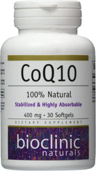 Bioclinic Naturals - Coq10 400 Mg - 30 Softgels
