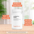 Supersmart - Lactobacillus Gasseri 12 Billion CFU per Day - Probiotic Supplement | Non-Gmo & Gluten Free - 60 DR Capsules (Delayed Release)