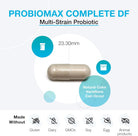 XYMOGEN Probiomax Complete 45B - 45 Billion CFU Probiotic Supplement - High Dose, Dairy Free Probiotics with Lactobacillus Acidophilus - Formerly Probiomax Complete DF (30 Capsules)