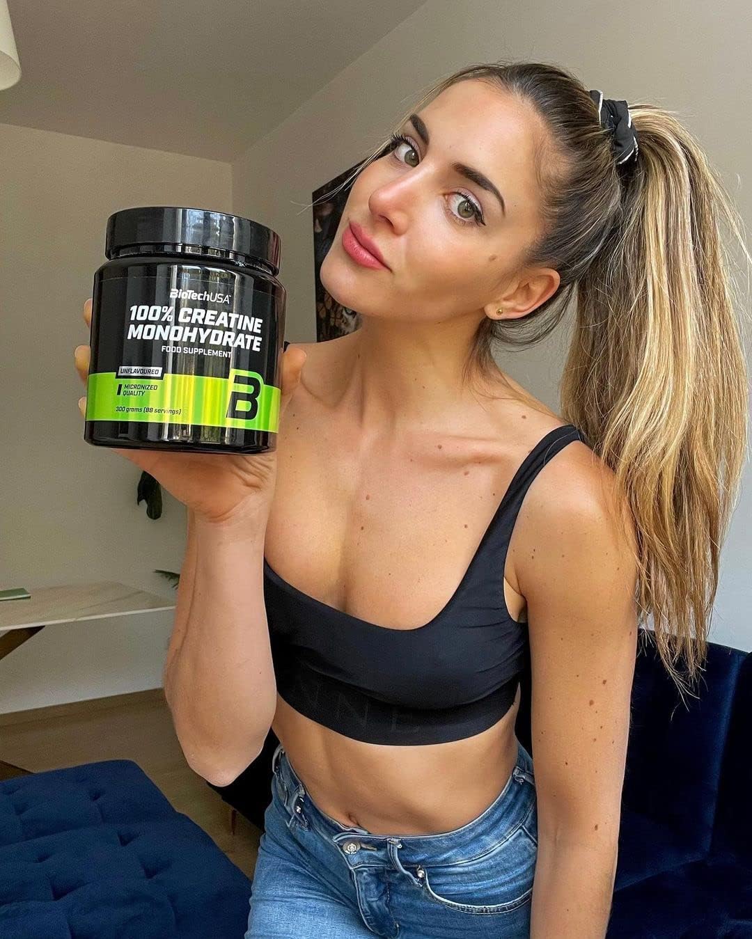 100% Creatine Monohydrate - 0.661 Lbs (Pot) - Biotech