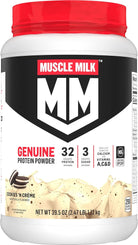 Muscle Milk Genuine Protein Powder, Cookies 'N Crème, 2.47 Pound, 16 Servings, 32G Protein, 2G Sugar, Calcium, Vitamins A, C & D, NSF Certified for Sport, Energizing Snack, Packaging May Vary