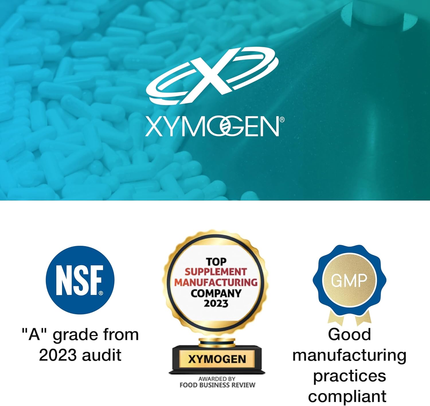 XYMOGEN Probiomax Complete 45B - 45 Billion CFU Probiotic Supplement - High Dose, Dairy Free Probiotics with Lactobacillus Acidophilus - Formerly Probiomax Complete DF (30 Capsules)