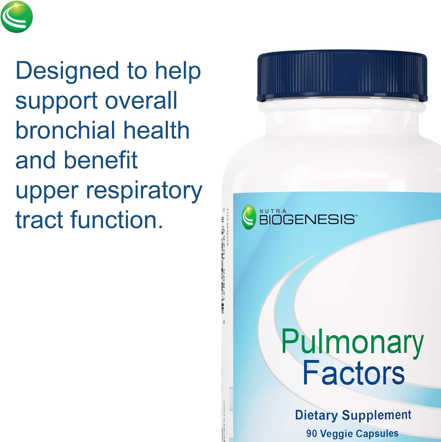 Nutra Biogenesis Pulmonary Factors - NAC & Boswellia Extract Capsules, Digestive Cleanse Support and Joint Comfort for Adults - 90 Veggie Capsules