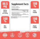 1 Body Saffron Extract Supplement, 88.5 Mg Safranal, Antioxidant and Mood Support, Vegetarian Capsules