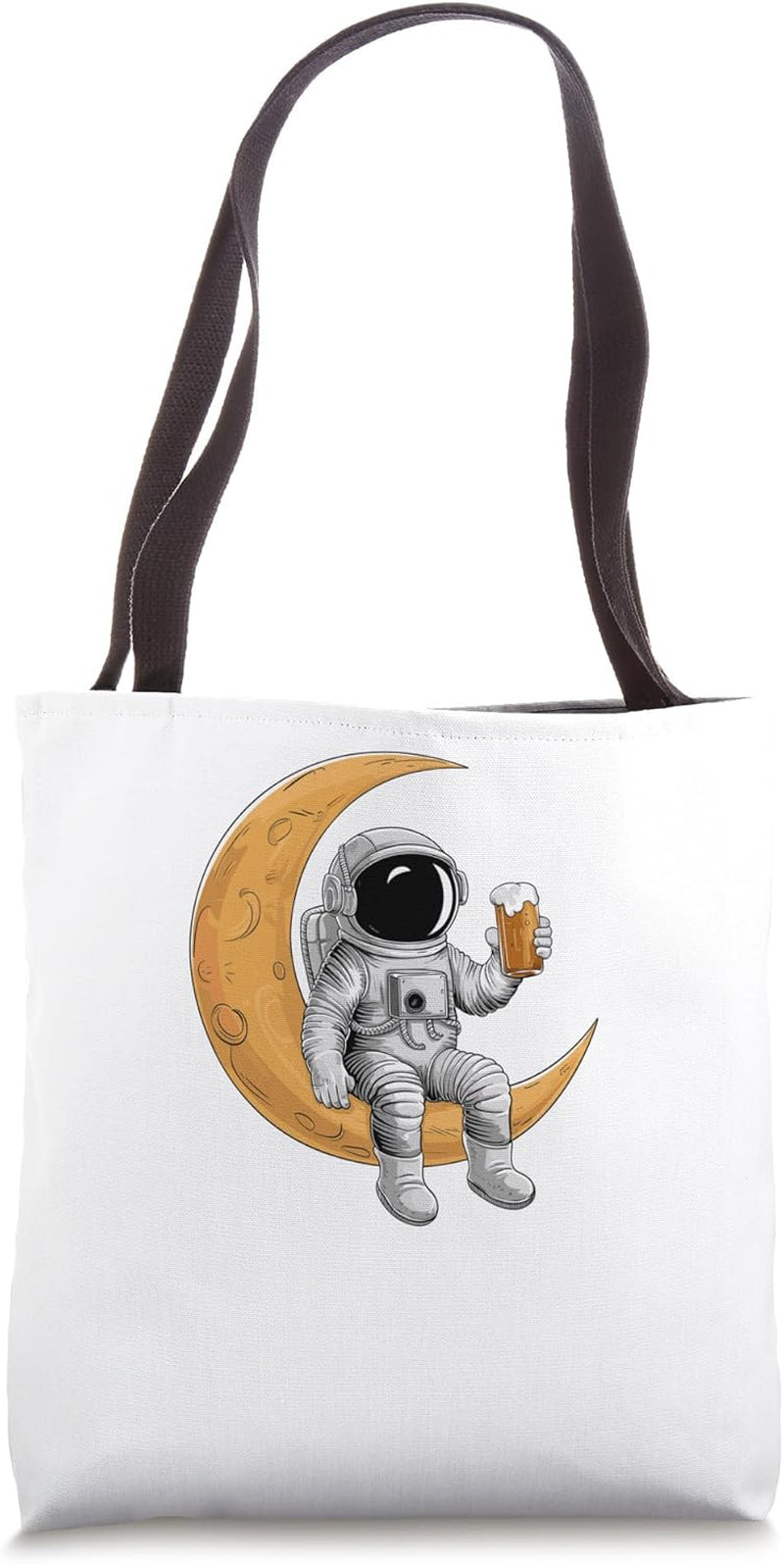 Astronaut Drinking Beer Spaceman Science Space Tote Bag