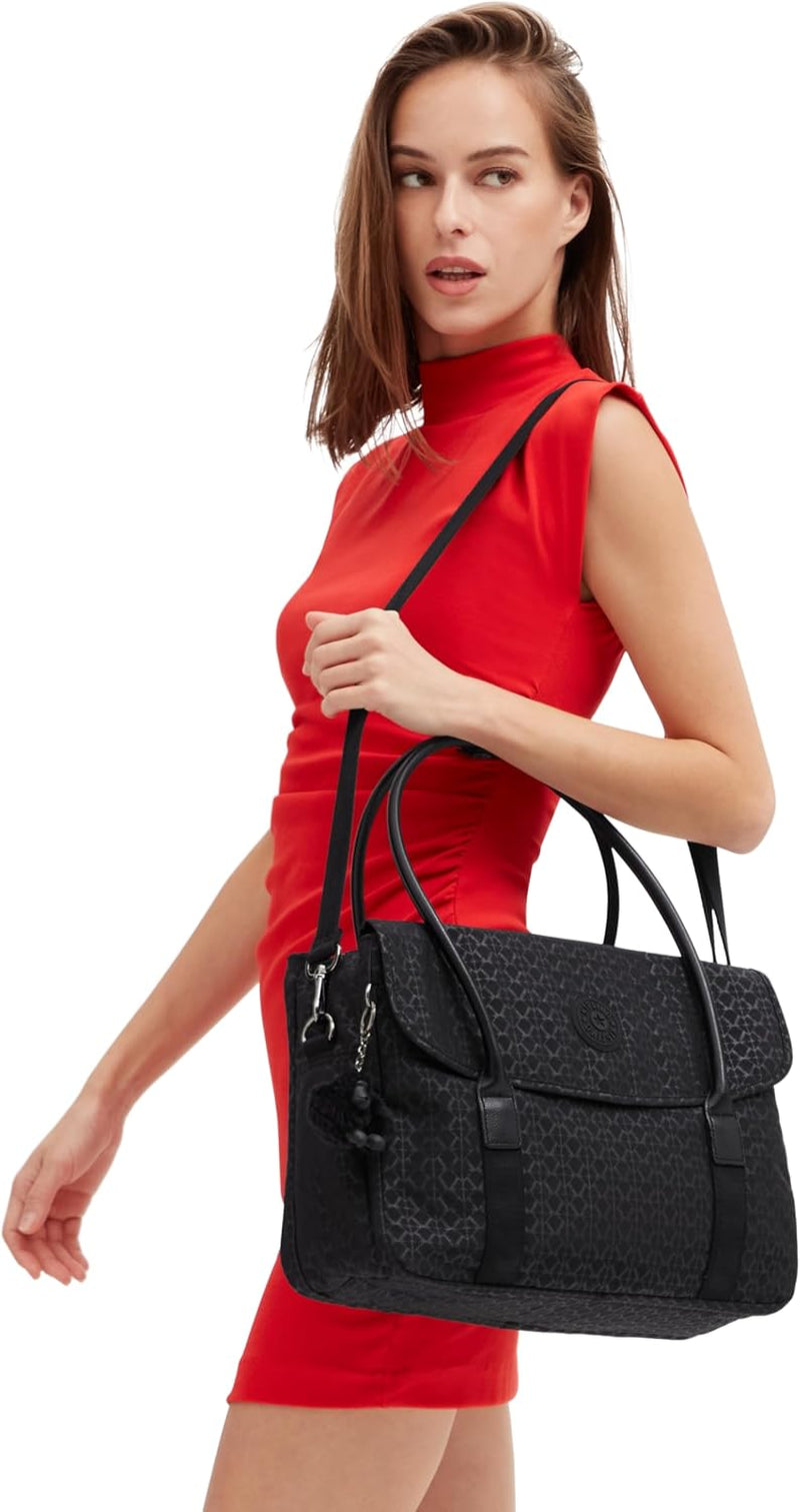 KIPLING KIPLING Women'S Superworker Small Laptop, Lightweight Commuter, Nylon Tote Bag