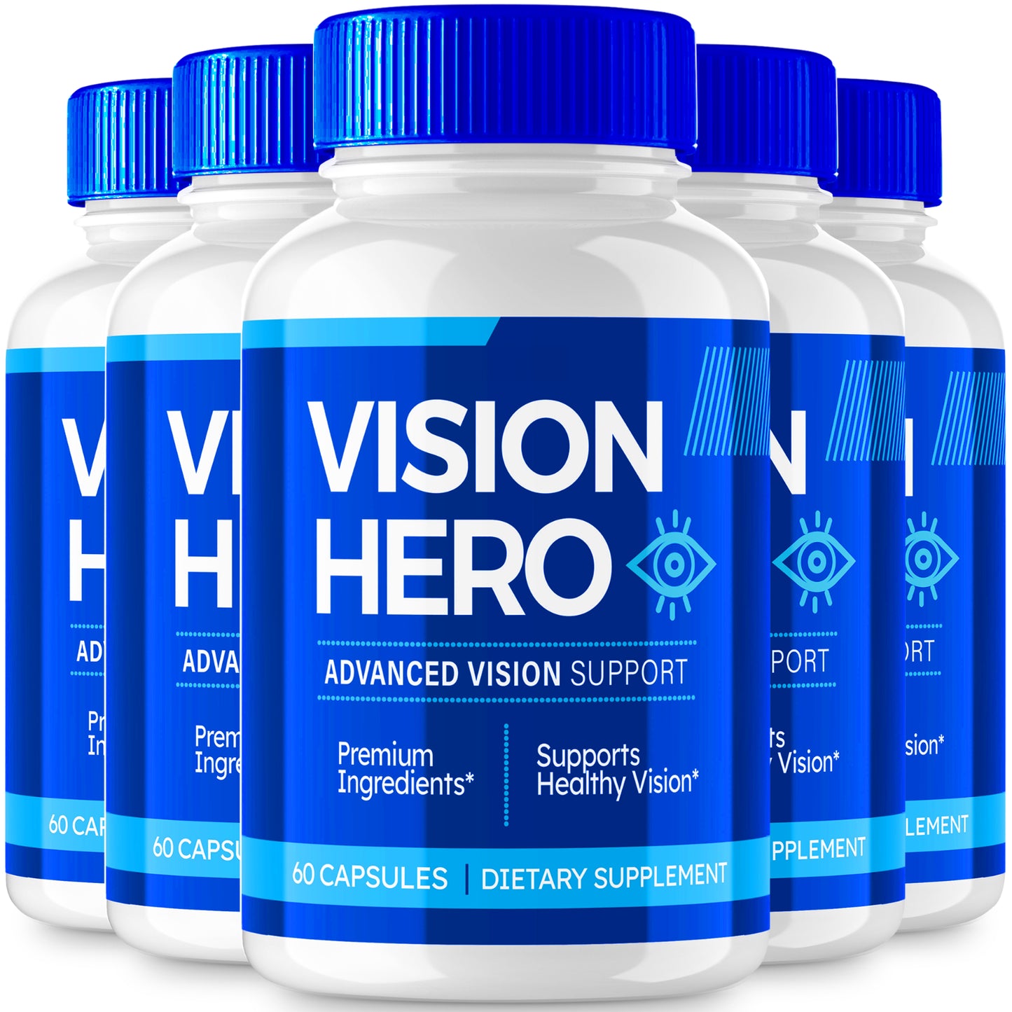 Vision Hero Eye Supplement - Official Formula - (5 Pack)