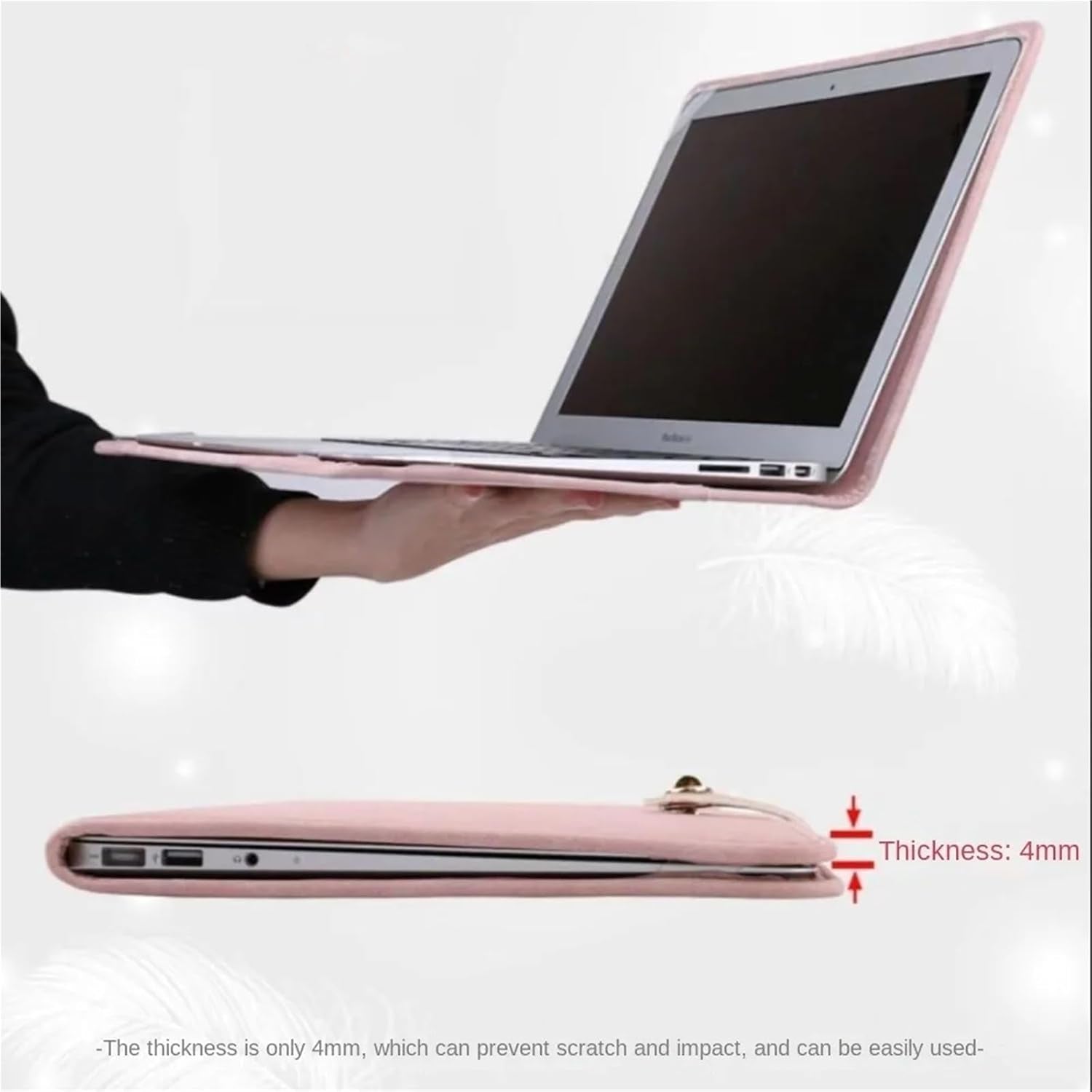 13/14/15.6 Inch Laptop Computer PC Shoulder Bag Carrying Case, Water-Repellent Briefcase Toploader