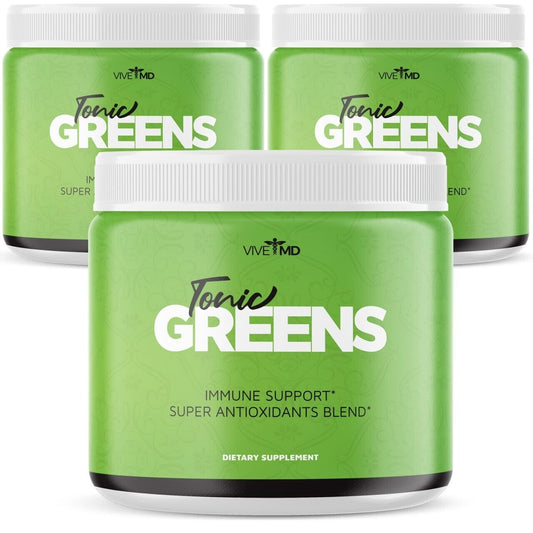 Tonic Greens Vitamin Boost Supplement - Official Formula (3 Pack)