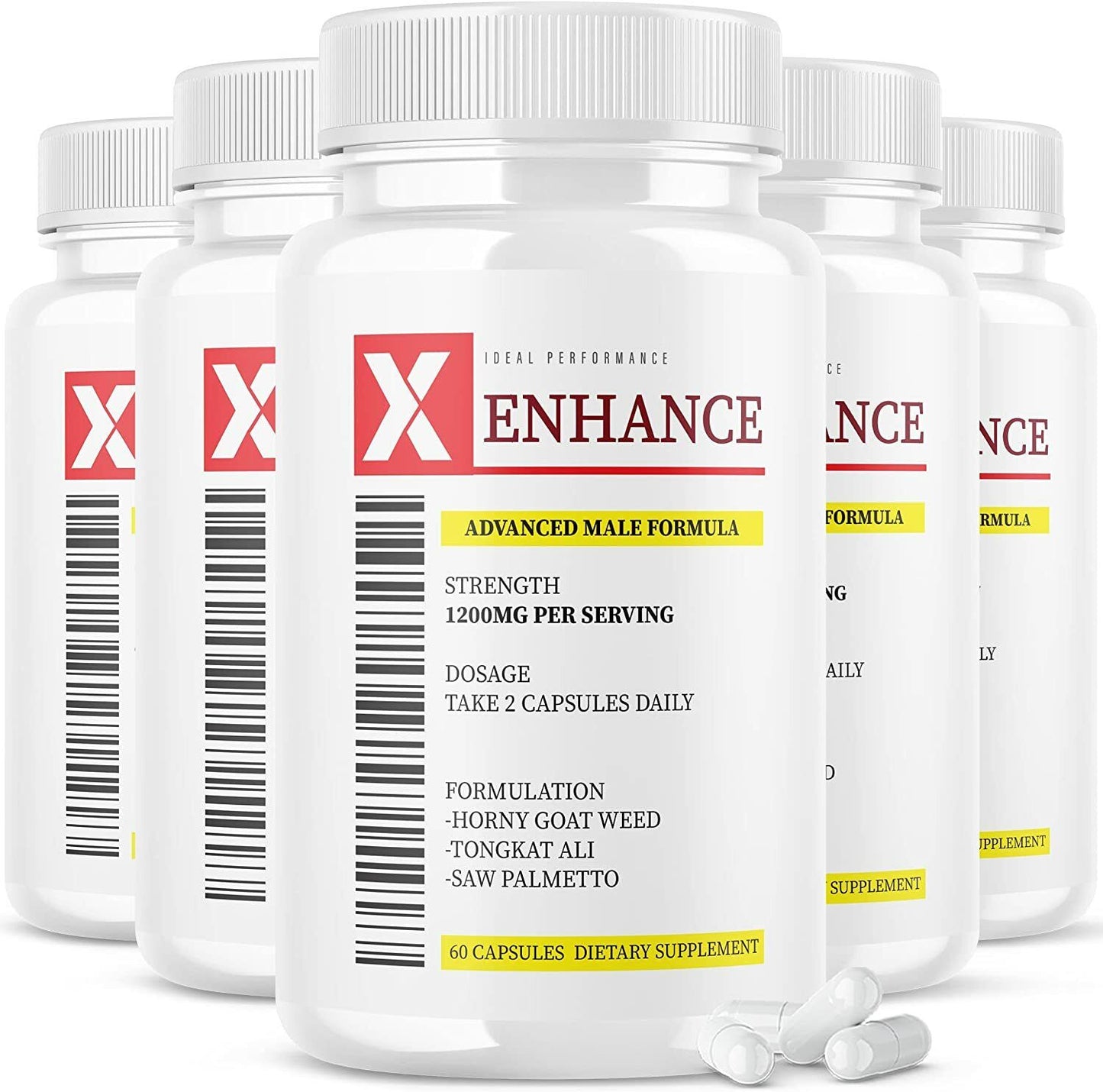 Xenhance Pills for Men Extra Strength 300 Capsules (5 Pack)