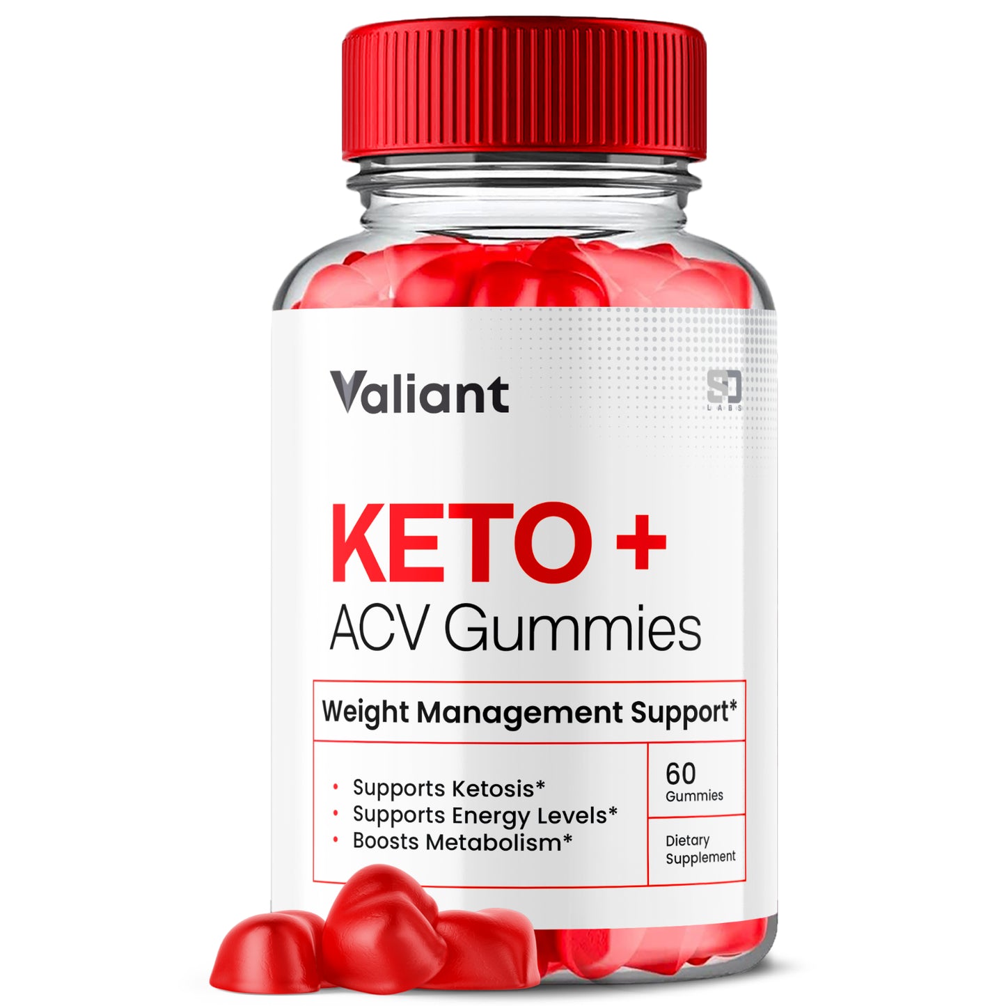 Valiant Keto ACV Gummies Advanced Weight Support 1000MG Formula 60 Gummies