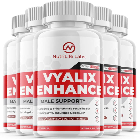 Vyalix Male Capsules - Vyalix Male Support Supplement OFFICIAL - 5 Pack