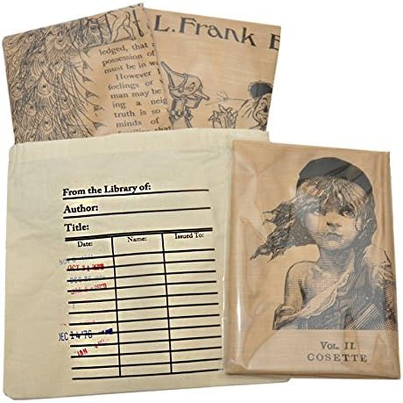 Universal Zone Library Card Tote Bag with Vintage Due Date Stamps, Book Lover Canvas Bag, Literary Handbag, Reusable Book Tote
