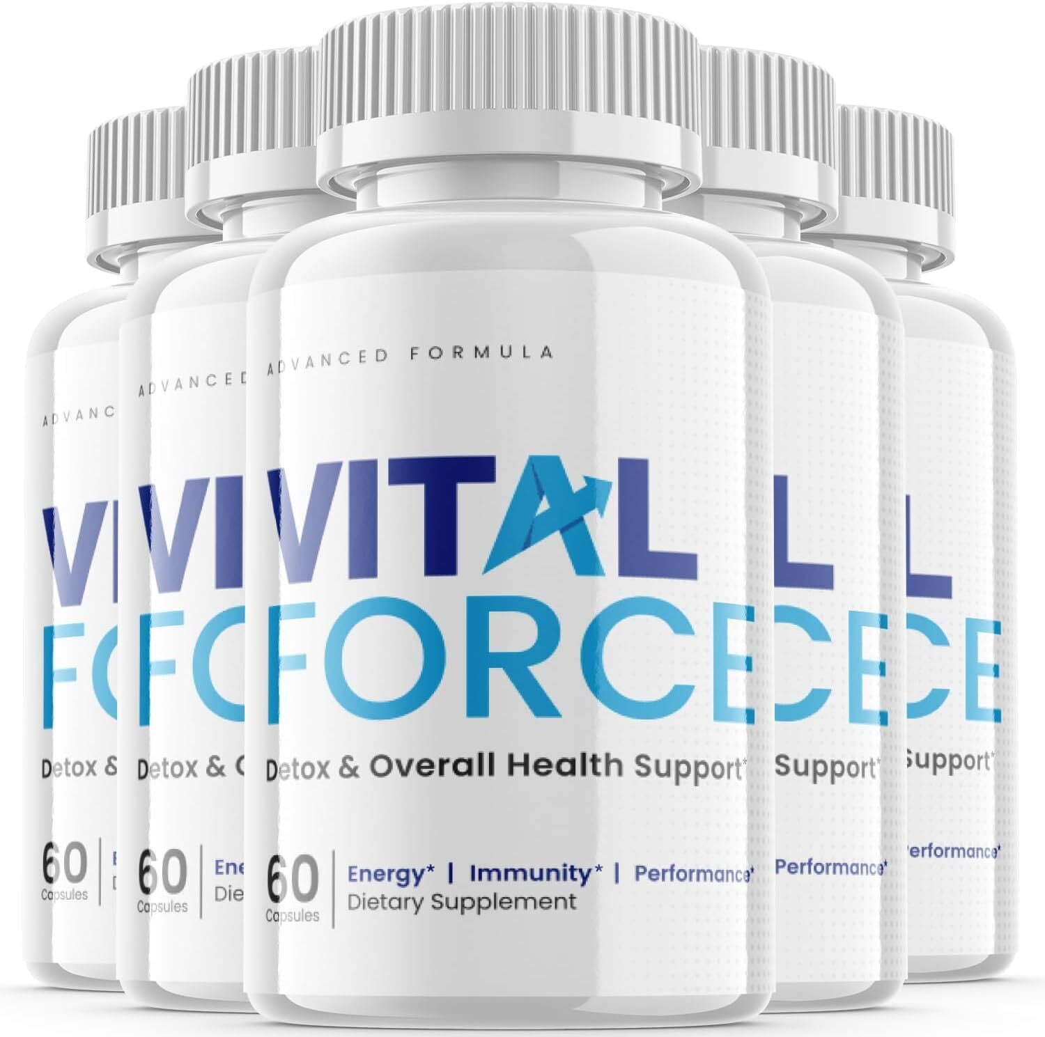 Vital Force Pills - Vital Force Supplement for Detox & General Wellness - 5 Pack