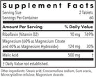 Allergy Research Group Magnesium Malate Forte Supplement - Magnesium and Malic Acid, Energy Support, Vitamin B2, Vegetarian Tablets - 120 Count