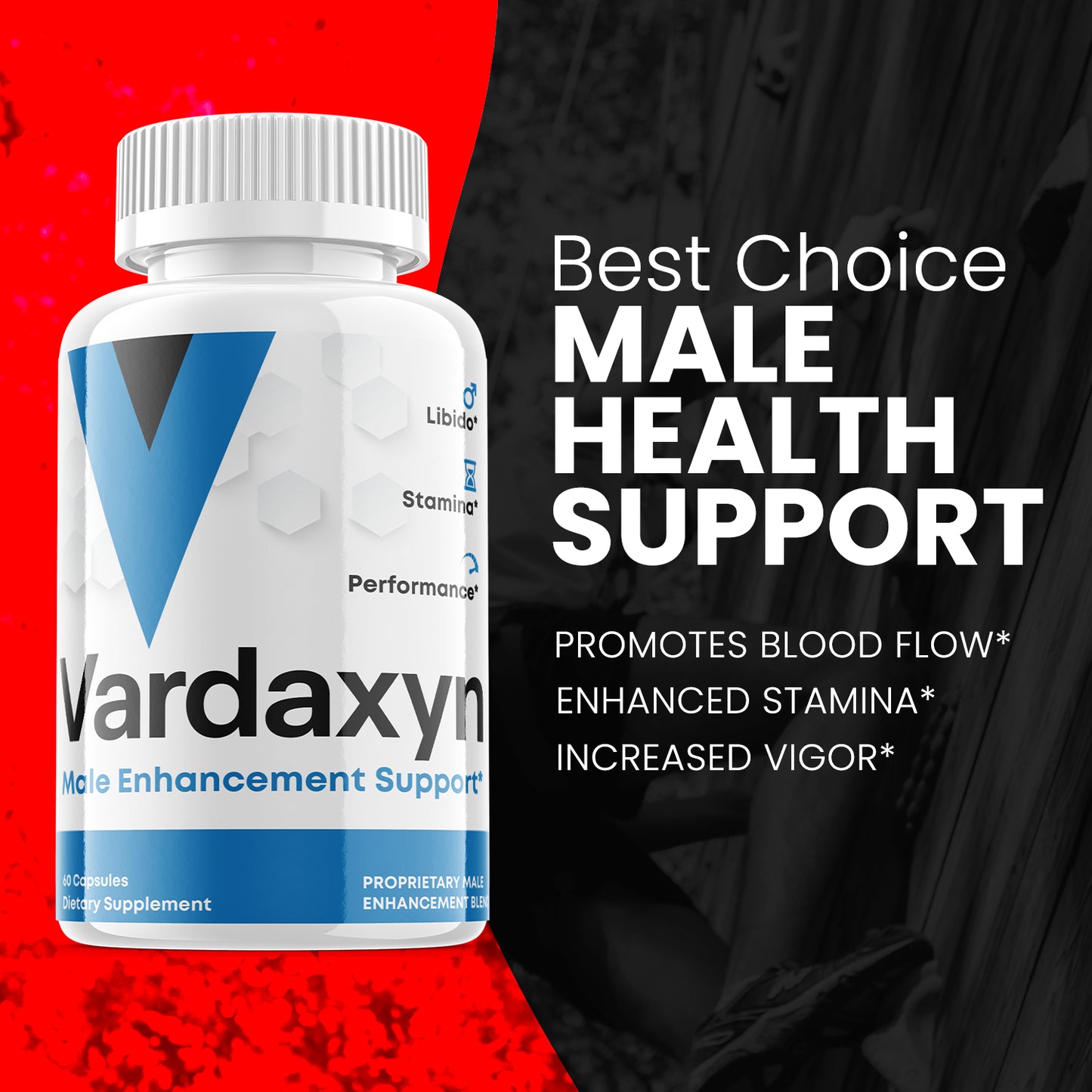 Vardaxyn - Male Virility - 1 Bottle - 60 Capsules