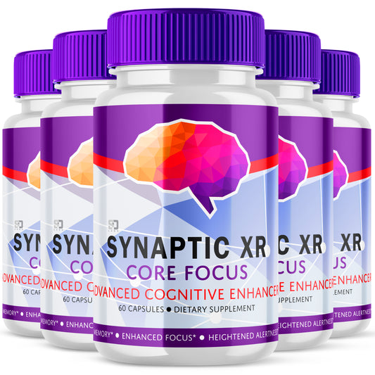 Synaptic XR Pills - Enhances Mental Clarity and Concentration (5 Pack)