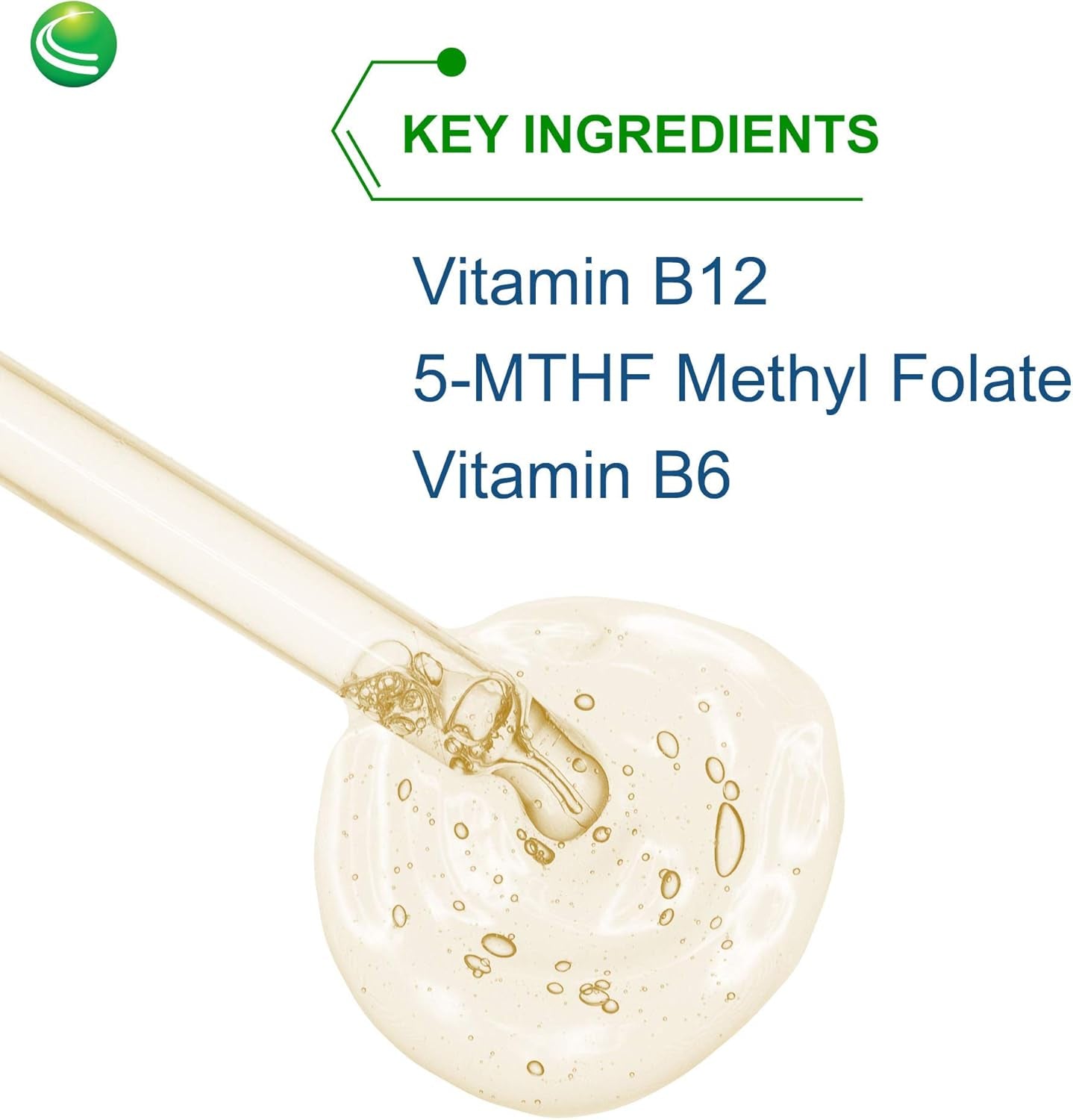 Nutra Biogenesis Methyl Factors - Vitamin B12 Drops, Methylfolate Drops, Sublingual Liquid for Women & Men, B Complex with Folic Acid for Kids & Adults, Energy Supplement, Sugar Free - 2 Fl Oz