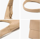 Slouchy PU Leather Hobo Bags Women Trendy Underarm Shoulder Bag Crescent Crossbody Purses College Travel Tote Handbag 2025