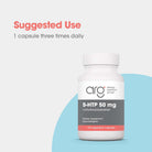 Allergy Research Group 5-HTP 50Mg Supplement - Serotonin for Men & Women, Sleep Support, L-5-Hydroxytryptophan, Pure, Vegetarian Capsules - 150 Count