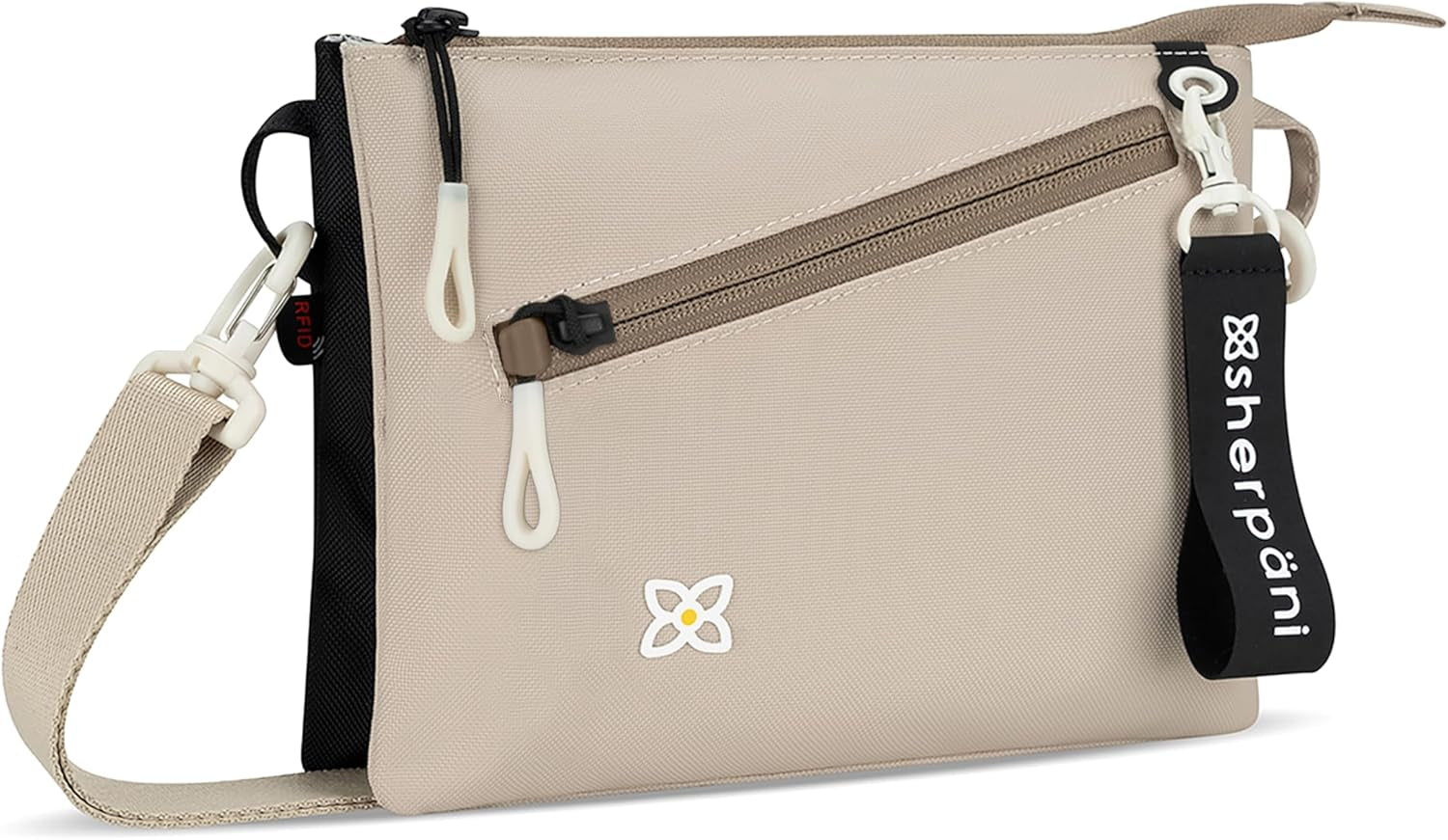 Sherpani Zoom, Small Crossbody Purse, Nylon Crossbody Bag, Lightweight Cross Body Bag, Sleek Dual Pouch, Purses for Women