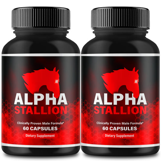 (2 Pack) Alpha Stallion Men Performance Capsules, Alphastallion Male Pills