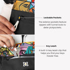 Sherpani Skye, Small Crossbody Purse, Nylon Crossbody Bag, Lightweight Cross Body, Purses for Women, RFID Protection