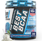 BPI Sports Best BCAA Powder - Muscle Recovery Support - Branched Chain Amino Acids | Building Blocks of Protein and Muscle - Post Workout Recovery – Hydration - Blue Raspberry, 30 Servings