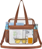 USPECLARE Clear Bag for Stadium Events,Transparent Bag for Work Sports Games Concerts Travel Gym