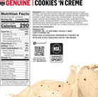 Muscle Milk Genuine Protein Powder, Cookies 'N Crème, 2.47 Pound, 16 Servings, 32G Protein, 2G Sugar, Calcium, Vitamins A, C & D, NSF Certified for Sport, Energizing Snack, Packaging May Vary