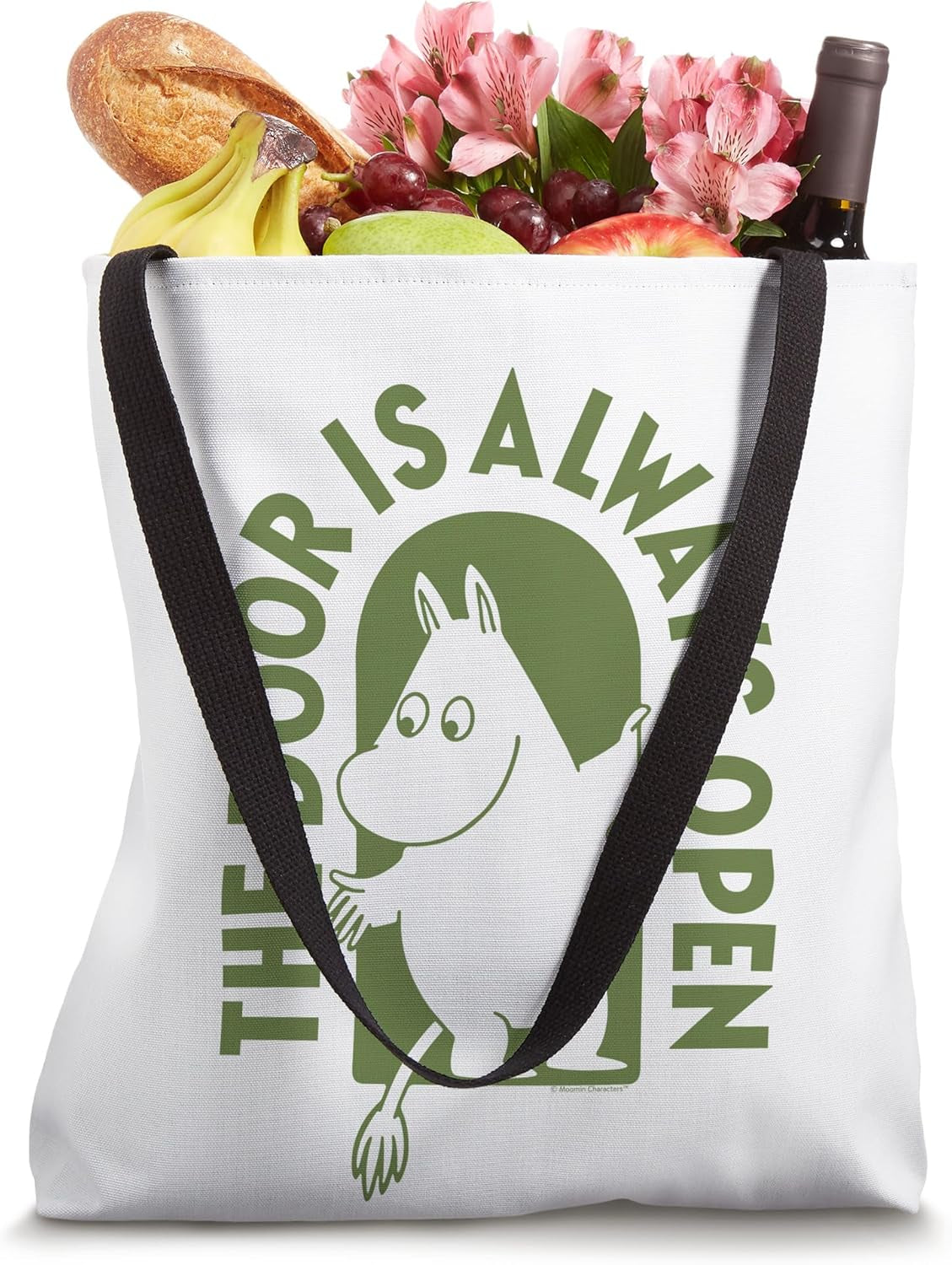 80Th Anniversary the Door Is Always Open Moomintroll Tote Bag