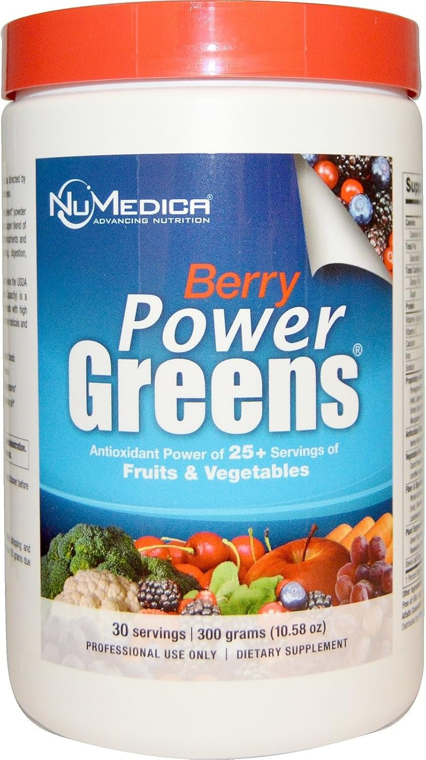 Numedica - Power Greens Berry - 300 Grams / 30 Servings