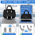 Underseat Carry on Luggage Bag Airplanes Personal Item Bag, Weekender Overnight Gym Tote Bag Travel Duffel Bags for Men Women