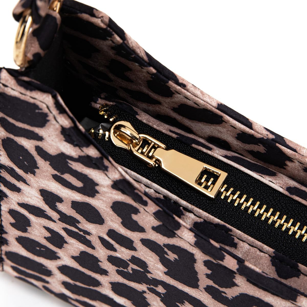 Shoulder Handbag for Women Leopard Print Underarm Purse, Mini Hobo Tote Handbag Fashion Evening Party Bag